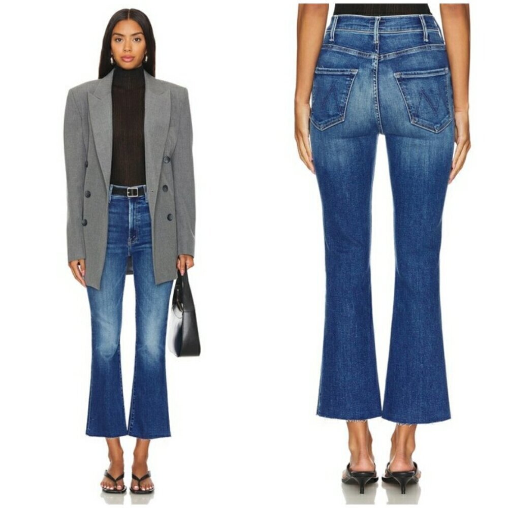 💕MOTHER💕 The Hustler Ankle Fray Jeans ~ Grasping At Straws 31 NWOT - Picture 10 of 16